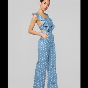 Fashion nova spot a difference jumpsuit